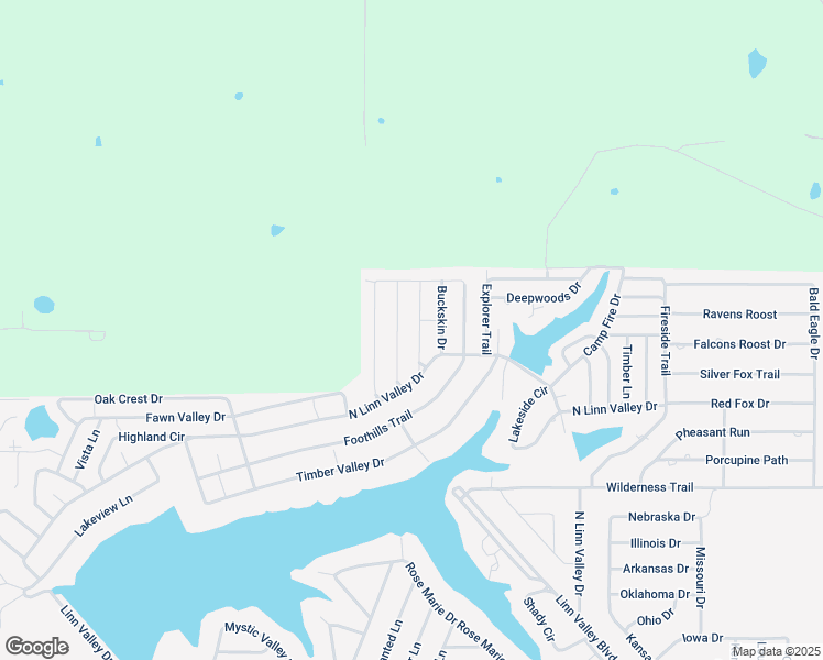 map of restaurants, bars, coffee shops, grocery stores, and more near 675 Doepath Lane in Linn Valley