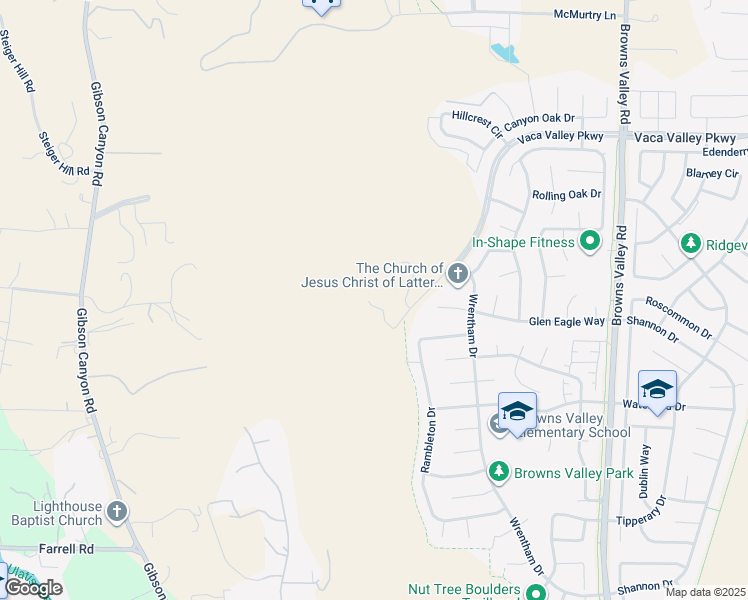 map of restaurants, bars, coffee shops, grocery stores, and more near 377 Vaca Valley Parkway in Vacaville