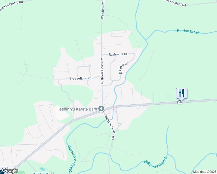 map of restaurants, bars, coffee shops, grocery stores, and more near 31959 Sierra Drive in Parsonsburg