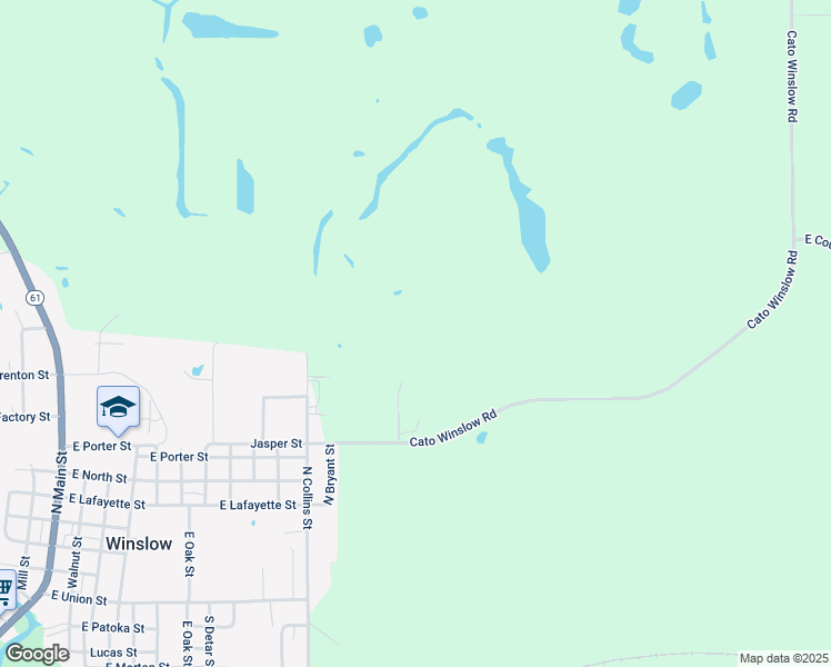 map of restaurants, bars, coffee shops, grocery stores, and more near in Winslow