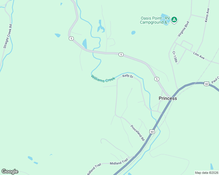 map of restaurants, bars, coffee shops, grocery stores, and more near 2300-2398 West Adkins Drive in Ashland
