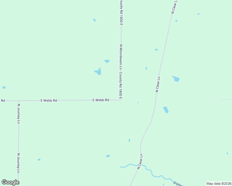 map of restaurants, bars, coffee shops, grocery stores, and more near 18001 County Road 1800 East in Mount Vernon