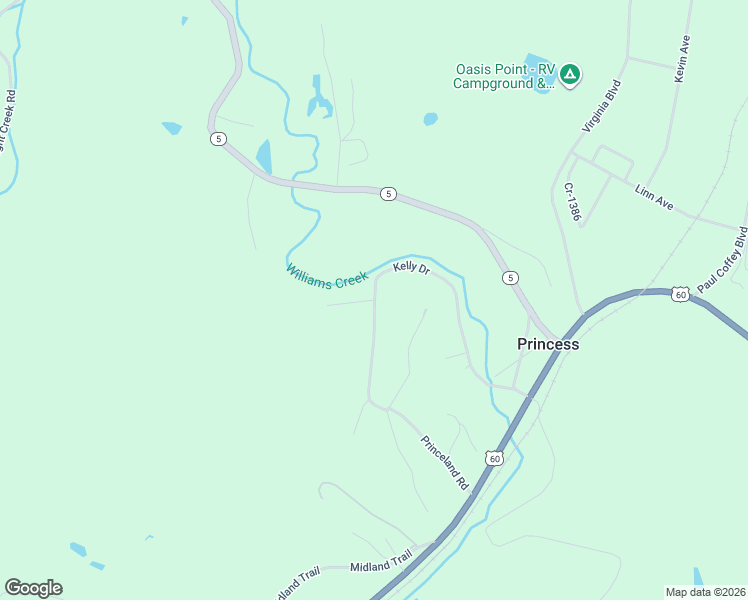 map of restaurants, bars, coffee shops, grocery stores, and more near 2300 West Adkins Drive in Ashland