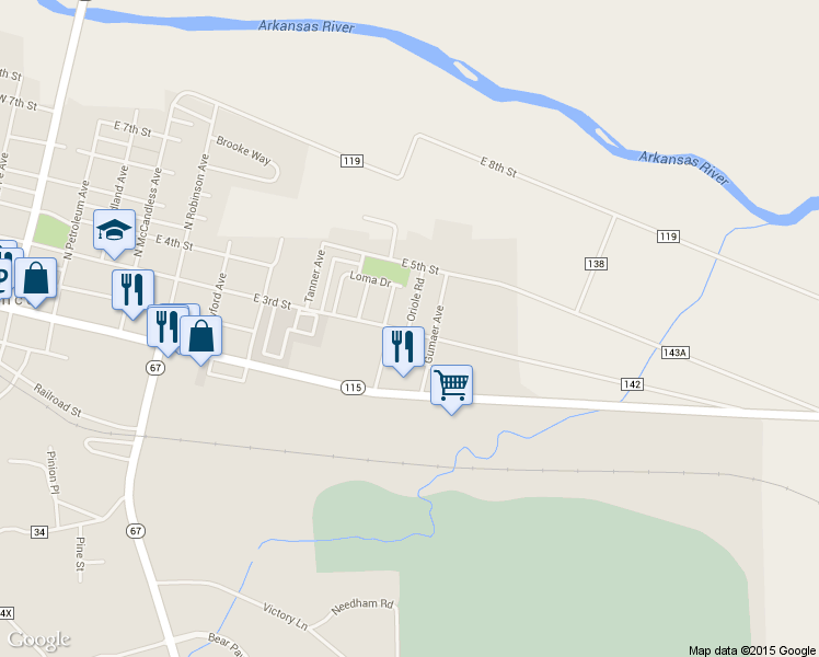 map of restaurants, bars, coffee shops, grocery stores, and more near 304 Oriole Street in Florence