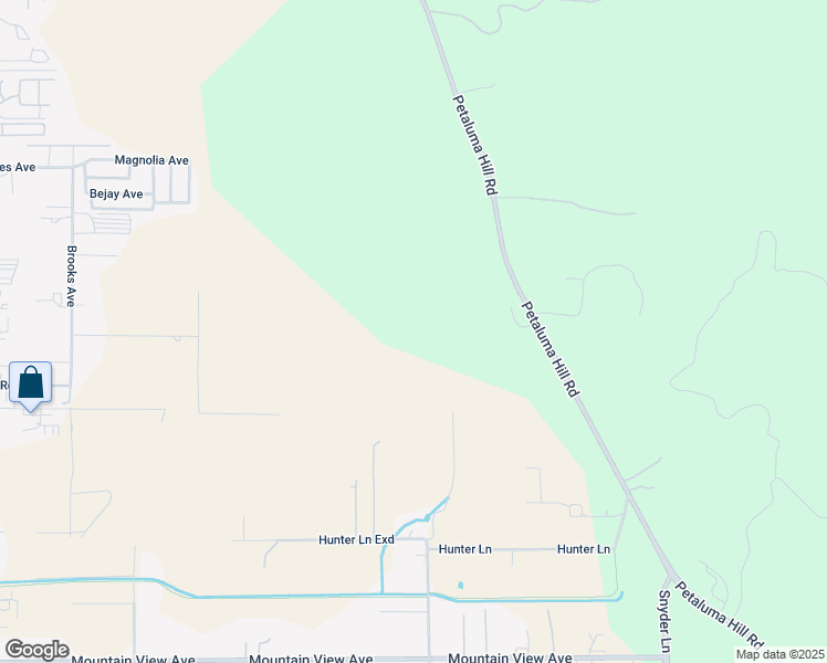 map of restaurants, bars, coffee shops, grocery stores, and more near 4407 Petaluma Hill Road in Santa Rosa
