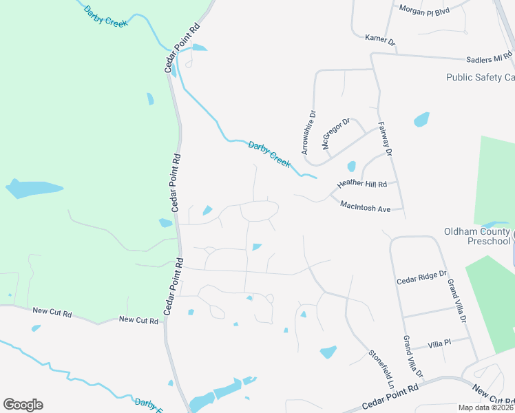 map of restaurants, bars, coffee shops, grocery stores, and more near 3001 Heather Green Boulevard in La Grange
