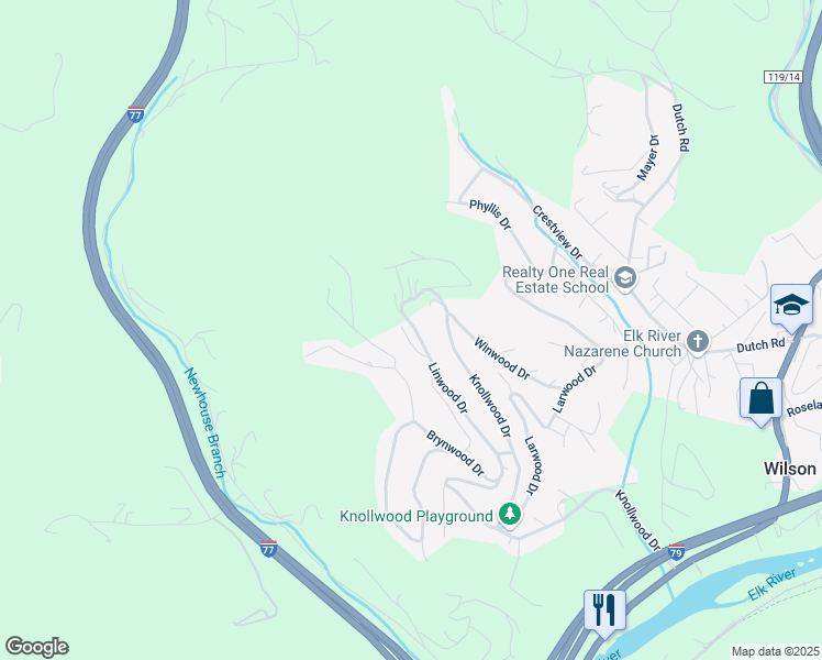map of restaurants, bars, coffee shops, grocery stores, and more near 349 Linwood Drive in Charleston
