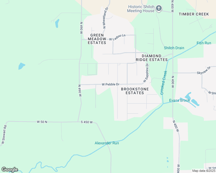 map of restaurants, bars, coffee shops, grocery stores, and more near 4578 West Pebble Drive in Jasper