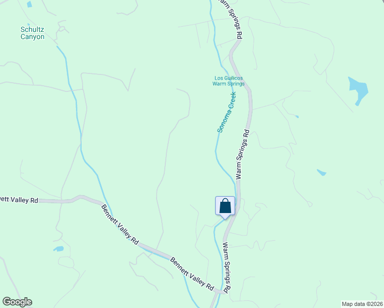 map of restaurants, bars, coffee shops, grocery stores, and more near 9359 Ladera Rd in Glen Ellen