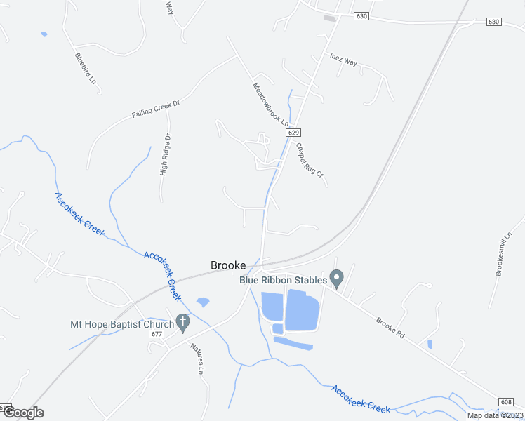 map of restaurants, bars, coffee shops, grocery stores, and more near in Brooke