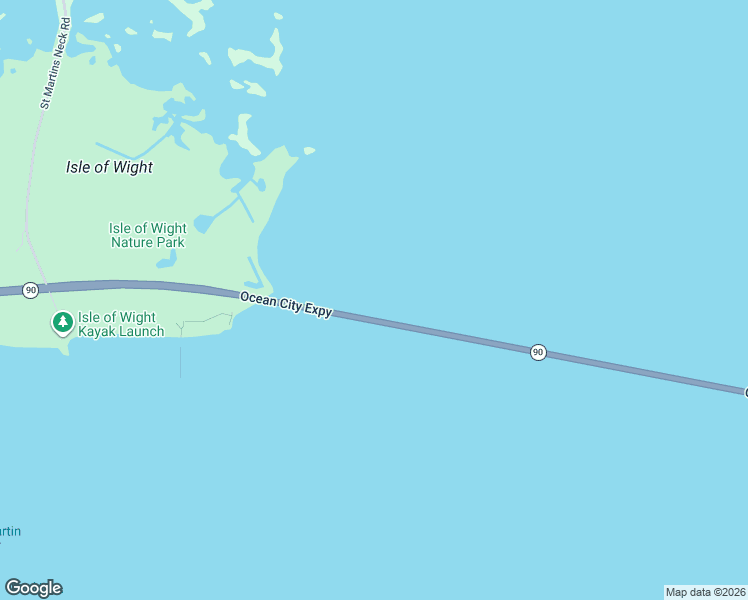 map of restaurants, bars, coffee shops, grocery stores, and more near Ocean City Expressway in Worcester County