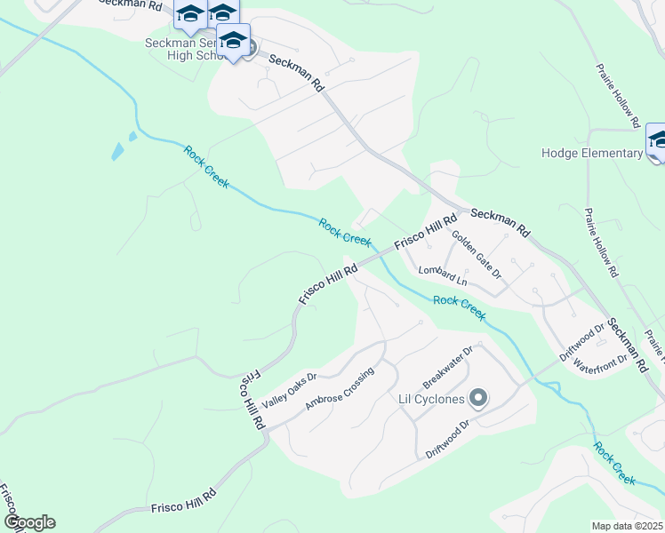 map of restaurants, bars, coffee shops, grocery stores, and more near 2656 Fox Run in Imperial