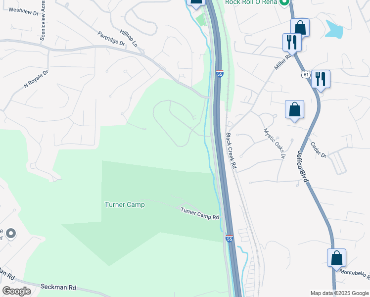 map of restaurants, bars, coffee shops, grocery stores, and more near 5461 Lakewood Terrace in Imperial