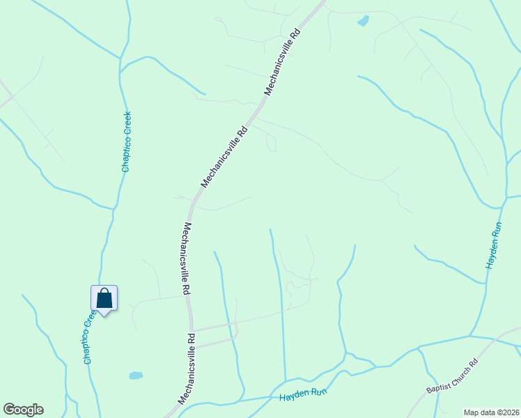 map of restaurants, bars, coffee shops, grocery stores, and more near 37729 Browns Way in Mechanicsville