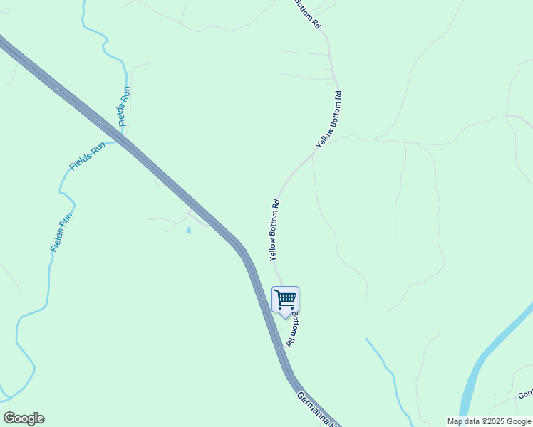 map of restaurants, bars, coffee shops, grocery stores, and more near 22374 Yellow Bottom Road in Lignum