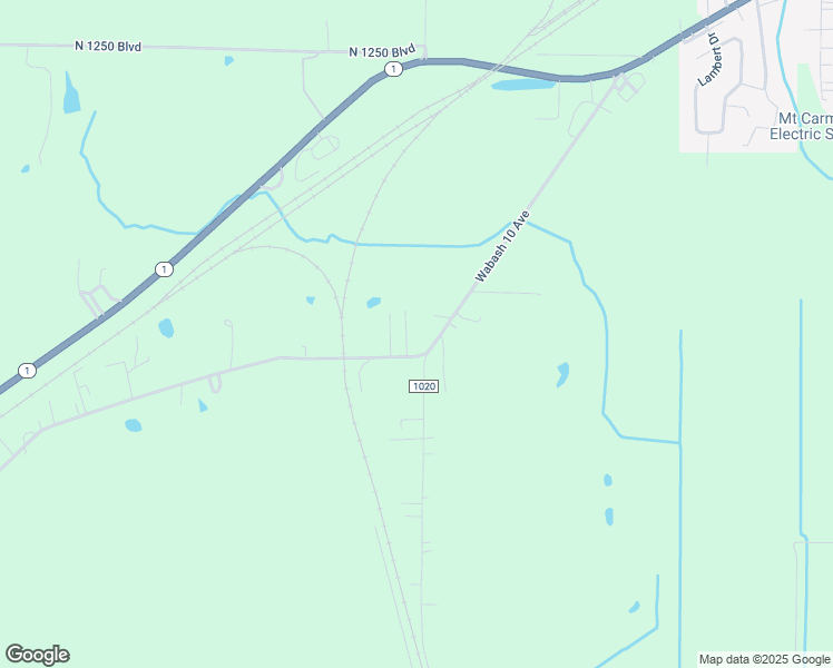 map of restaurants, bars, coffee shops, grocery stores, and more near 10102 County Road 1020 in Mount Carmel