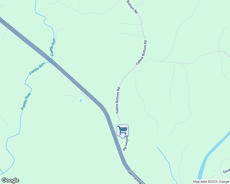 map of restaurants, bars, coffee shops, grocery stores, and more near 22374 Yellow Bottom Road in Lignum