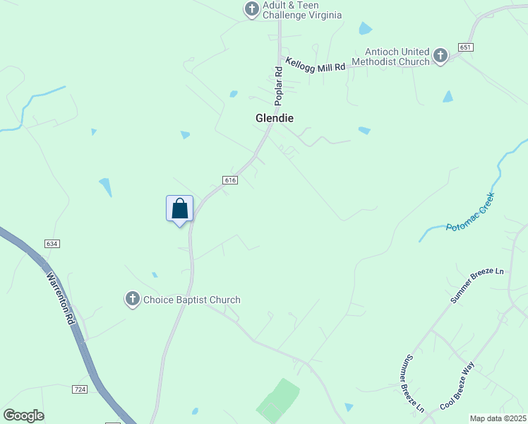 map of restaurants, bars, coffee shops, grocery stores, and more near 258 Poplar Road in Fredericksburg