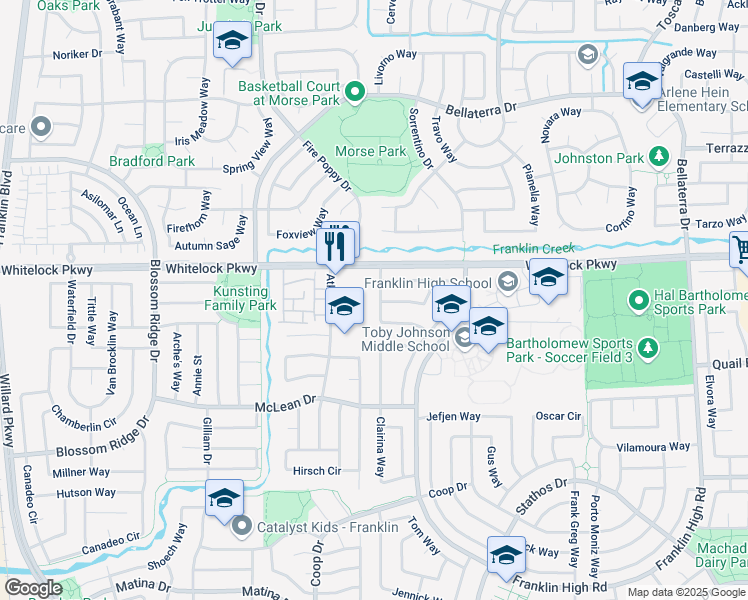 map of restaurants, bars, coffee shops, grocery stores, and more near 10024 Shana Way in Elk Grove