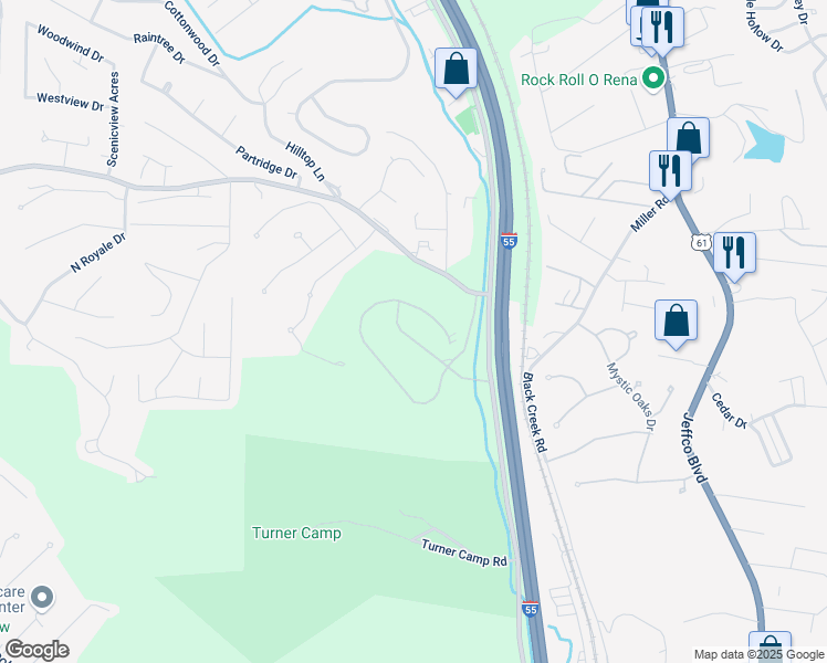 map of restaurants, bars, coffee shops, grocery stores, and more near 1529 Lakewood Landing in Imperial