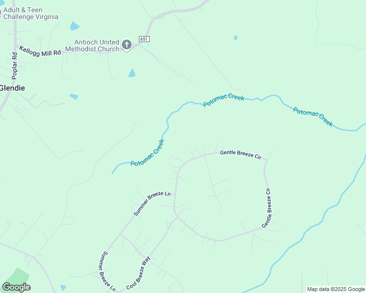 map of restaurants, bars, coffee shops, grocery stores, and more near 564 Gentle Breeze Circle in Fredericksburg
