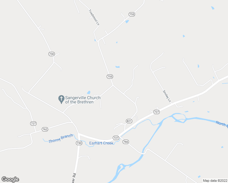 map of restaurants, bars, coffee shops, grocery stores, and more near 171 Vance Road in Bridgewater