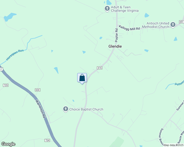 map of restaurants, bars, coffee shops, grocery stores, and more near Poplar Road in Stafford
