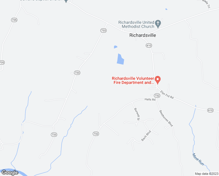 map of restaurants, bars, coffee shops, grocery stores, and more near in Richardsville