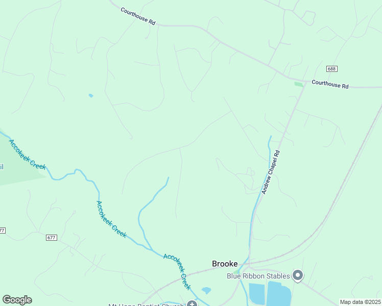 map of restaurants, bars, coffee shops, grocery stores, and more near 68 Falling Creek Dr in Stafford