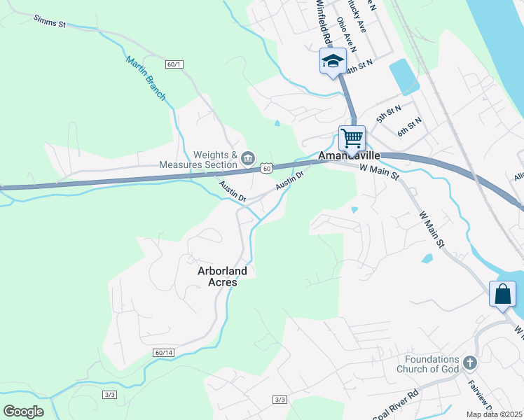 map of restaurants, bars, coffee shops, grocery stores, and more near 89 Riverview Drive in Saint Albans