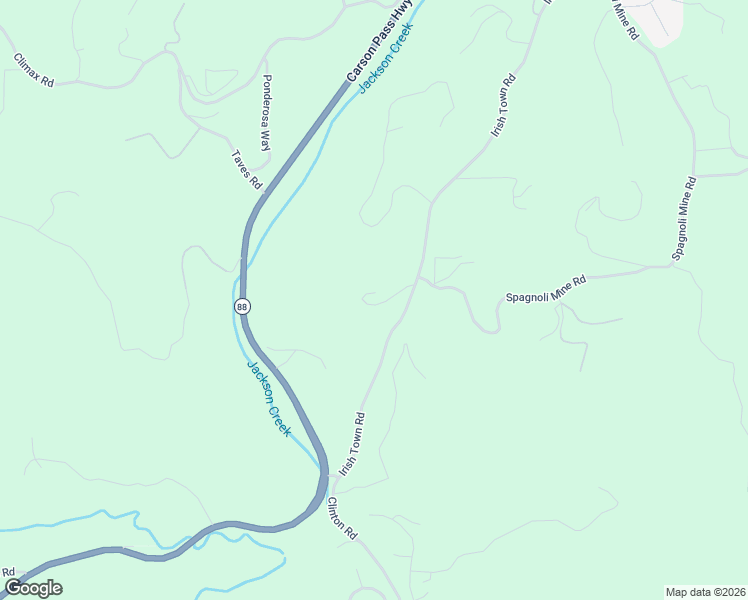 map of restaurants, bars, coffee shops, grocery stores, and more near 12925 Irish Town Road in Pine Grove