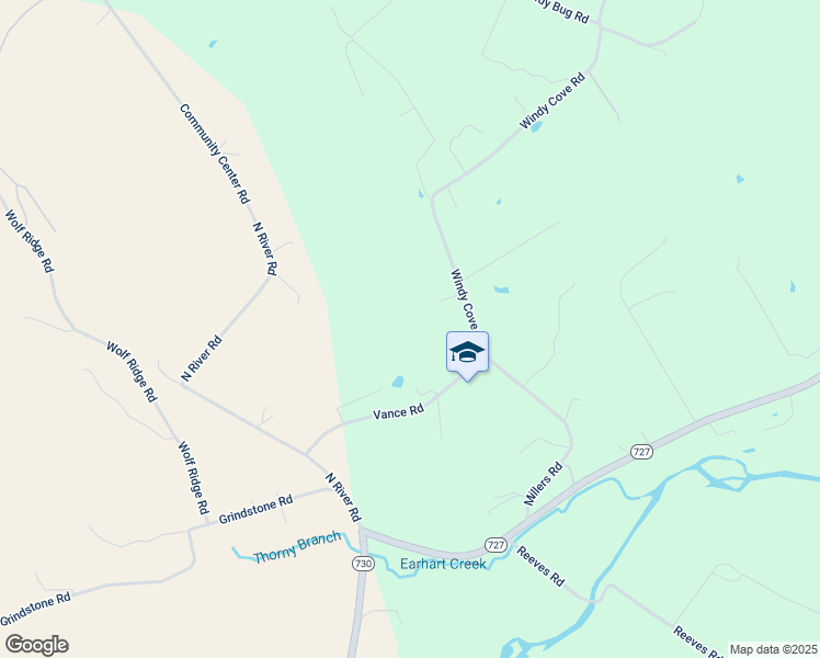 map of restaurants, bars, coffee shops, grocery stores, and more near 44 Vance Road in Bridgewater