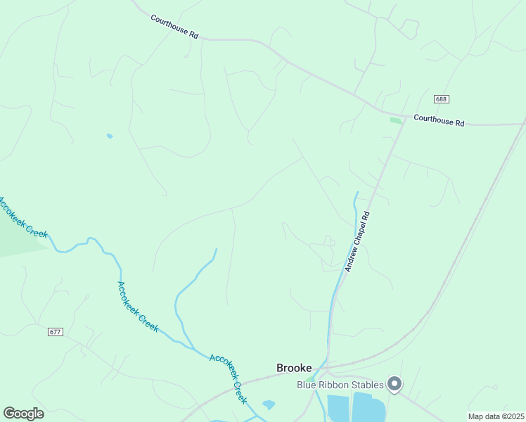 map of restaurants, bars, coffee shops, grocery stores, and more near 57 Falling Creek Drive in Stafford