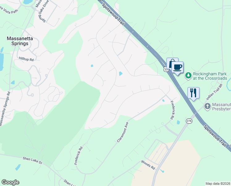 map of restaurants, bars, coffee shops, grocery stores, and more near 720 Confederacy Drive in Penn Laird