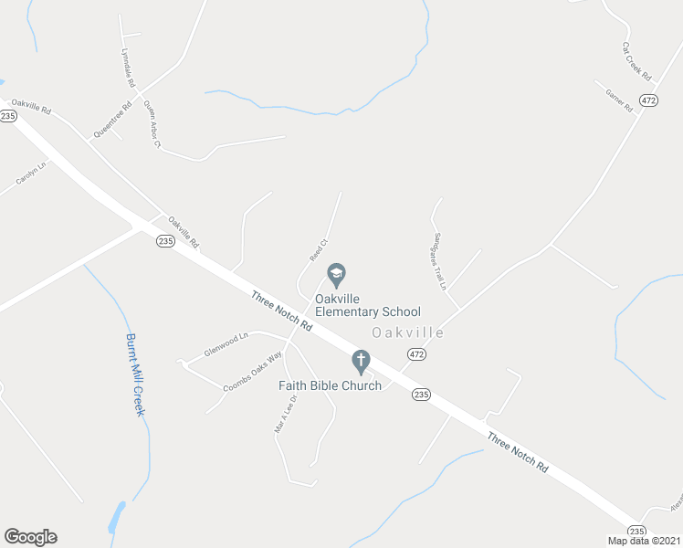 map of restaurants, bars, coffee shops, grocery stores, and more near 26410 Three Notch Road in Mechanicsville
