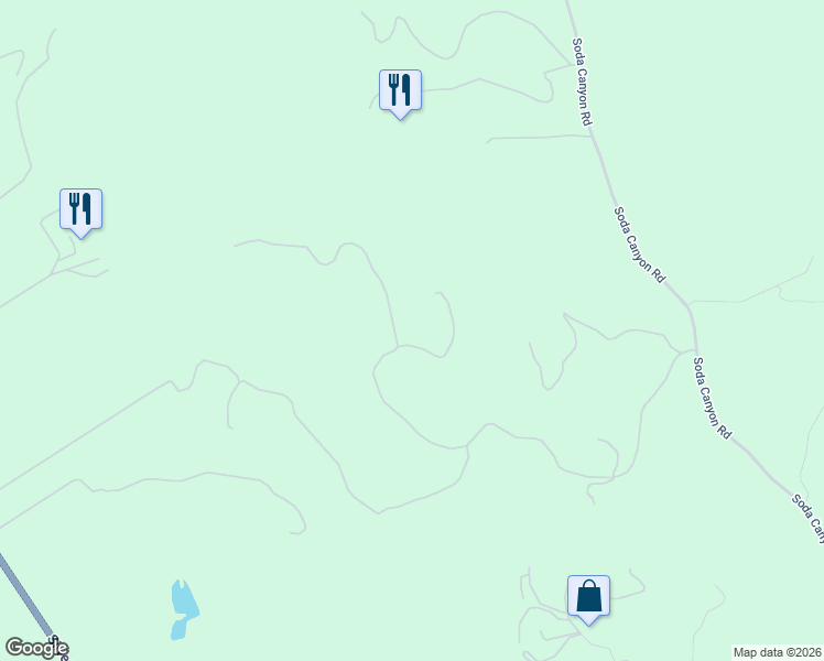 map of restaurants, bars, coffee shops, grocery stores, and more near 177 Ridge Drive in Napa
