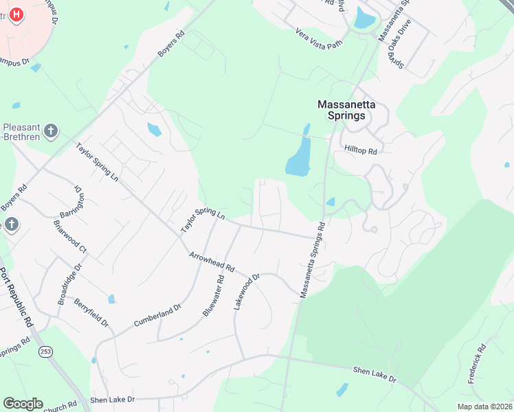 map of restaurants, bars, coffee shops, grocery stores, and more near 3583 Virginia 688 in Harrisonburg