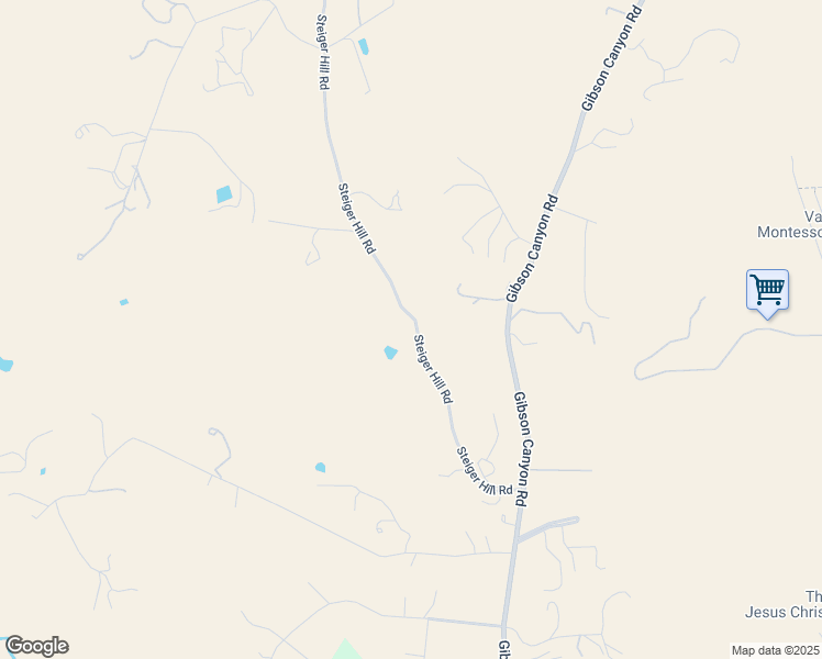 map of restaurants, bars, coffee shops, grocery stores, and more near 6927 Steiger Hill Road in Vacaville