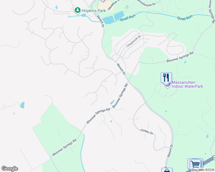 map of restaurants, bars, coffee shops, grocery stores, and more near 133 Fort Rd in McGaheysville