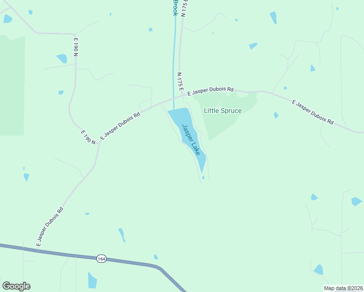 map of restaurants, bars, coffee shops, grocery stores, and more near 1100-1398 North Idlewild Lake Road in Jasper