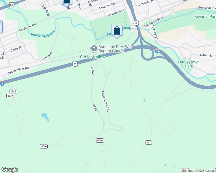 map of restaurants, bars, coffee shops, grocery stores, and more near 1665-1899 Cook School Road in Huntington