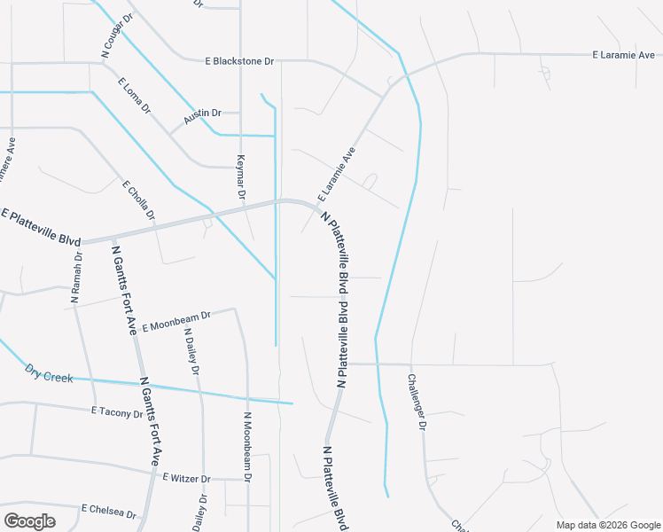 map of restaurants, bars, coffee shops, grocery stores, and more near 1519 North Platteville Boulevard in Pueblo West