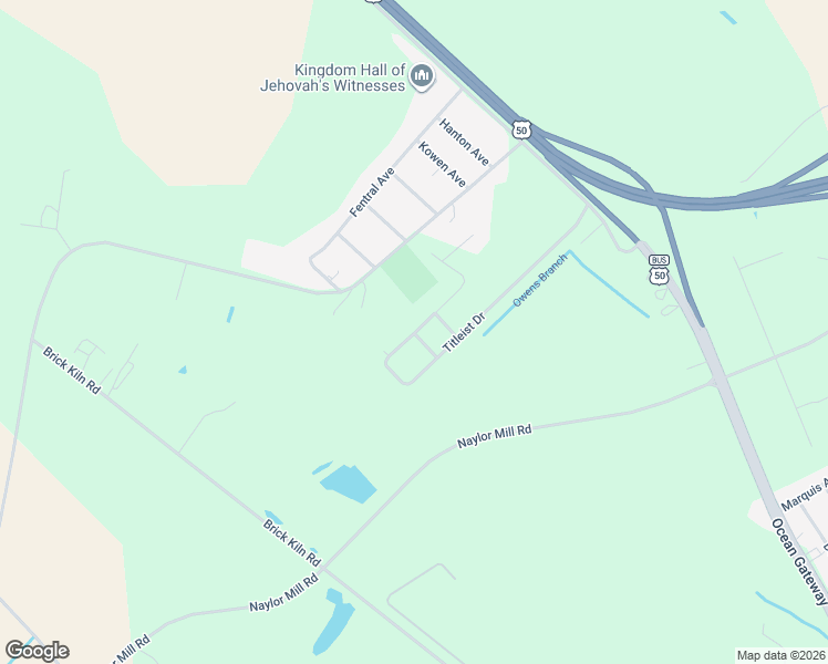 map of restaurants, bars, coffee shops, grocery stores, and more near 7401-7451 Titleist Dr in Salisbury