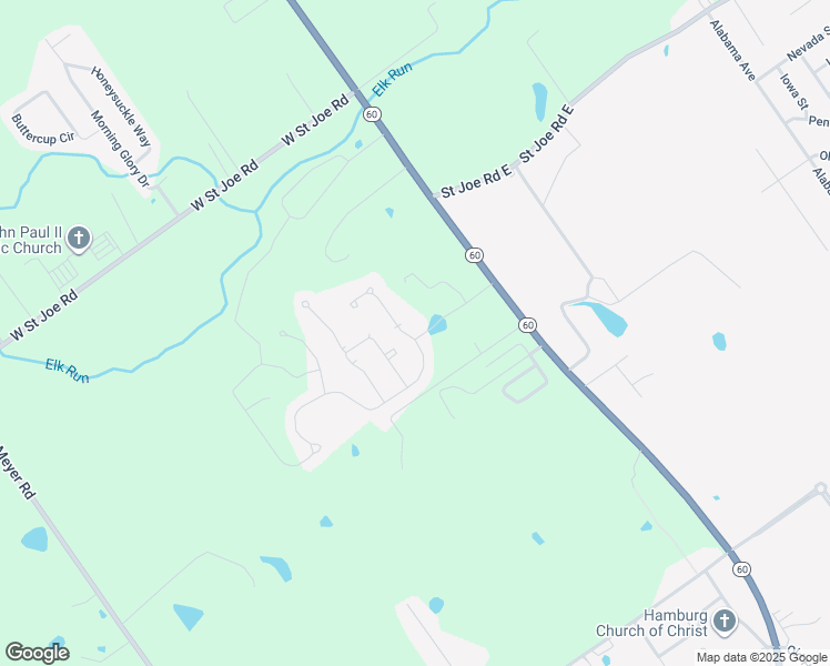 map of restaurants, bars, coffee shops, grocery stores, and more near 4401 Venice Way in Sellersburg