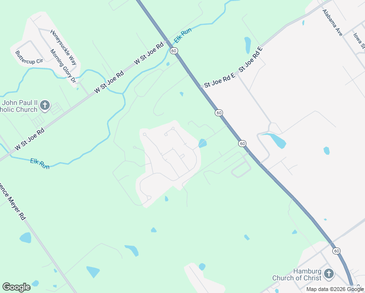 map of restaurants, bars, coffee shops, grocery stores, and more near 3403 Millan Trail in Sellersburg