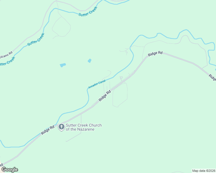 map of restaurants, bars, coffee shops, grocery stores, and more near 14397 Ridge Road in Sutter Creek
