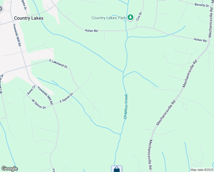 map of restaurants, bars, coffee shops, grocery stores, and more near 37335 East Spicer Drive in Mechanicsville