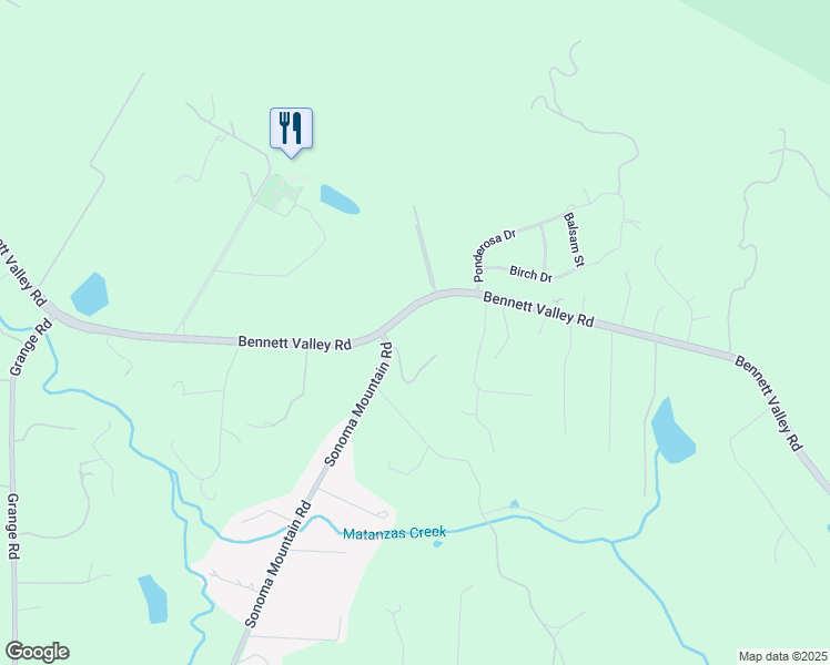 map of restaurants, bars, coffee shops, grocery stores, and more near 4020 Sonoma Mountain Road in Santa Rosa