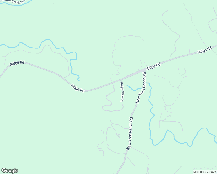 map of restaurants, bars, coffee shops, grocery stores, and more near 15556 Ridge Road in Sutter Creek