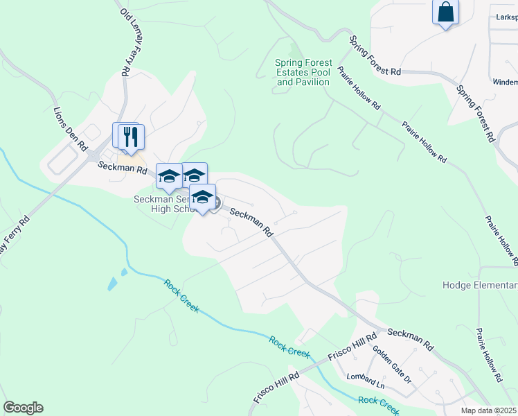 map of restaurants, bars, coffee shops, grocery stores, and more near 2758 Mallard Ct in Imperial